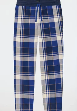 Hose lang Webware royal kariert - Mix+Relax