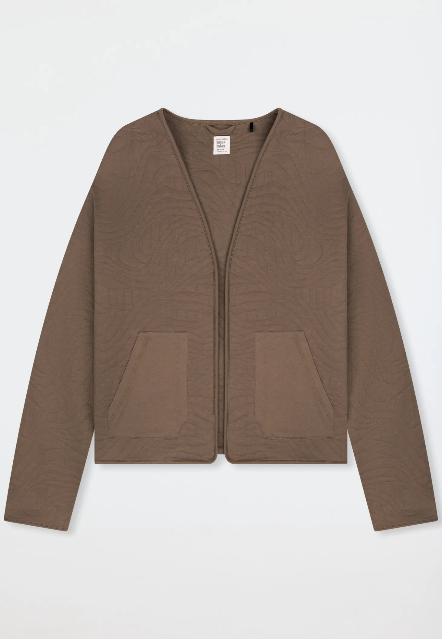 Jacke Jacquard Taschen nougat - Mix+Relax