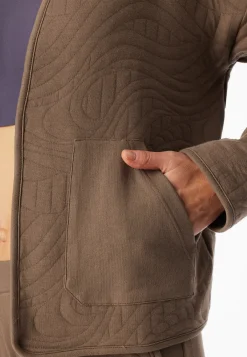 Jacke Jacquard Taschen nougat - Mix+Relax