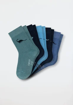 Jungensocken 5er-Pack Dino mehrfarbig - Legwear Kids