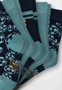 Jungensocken 5er-Pack Fußball mehrfarbig - Legwear Kids