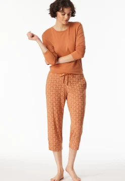Loungehose 3/4-lang Modal Ornament multicolor - Mix+Relax