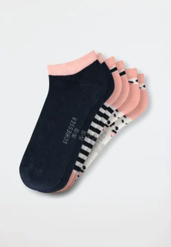 Mädchensocken Sneaker 3er-Pack mehrfarbig - Legwear Teens