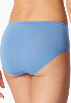 Midi Slips 2er-Pack hellblau/ creme - Modal Essentials