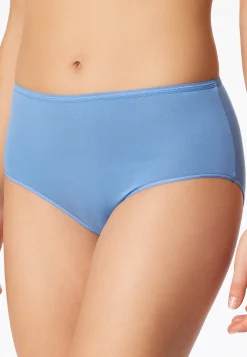 Midi Slips 2er-Pack hellblau/ creme - Modal Essentials