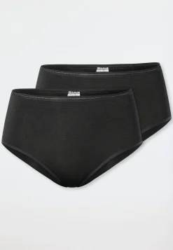 Midi-Slips 2er-Pack schwarz - Modal Essentials