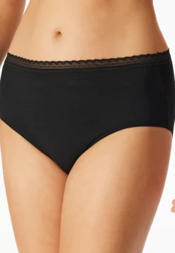Midi-Slips 3er-Pack Spitze schwarz - Modern Multipacks