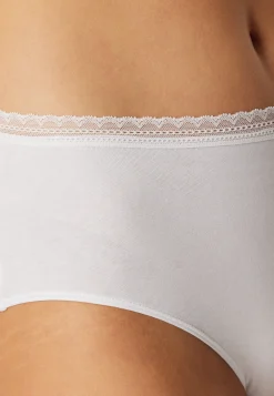 Midi-Slips 3er-Pack Spitze weiß - Modern Multipacks
