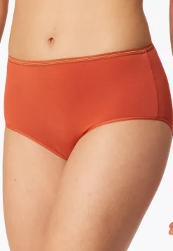 Midi Slips 2er-Pack terracotta/ creme - Modal Essentials
