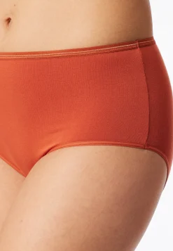 Midi Slips 2er-Pack terracotta/ creme - Modal Essentials
