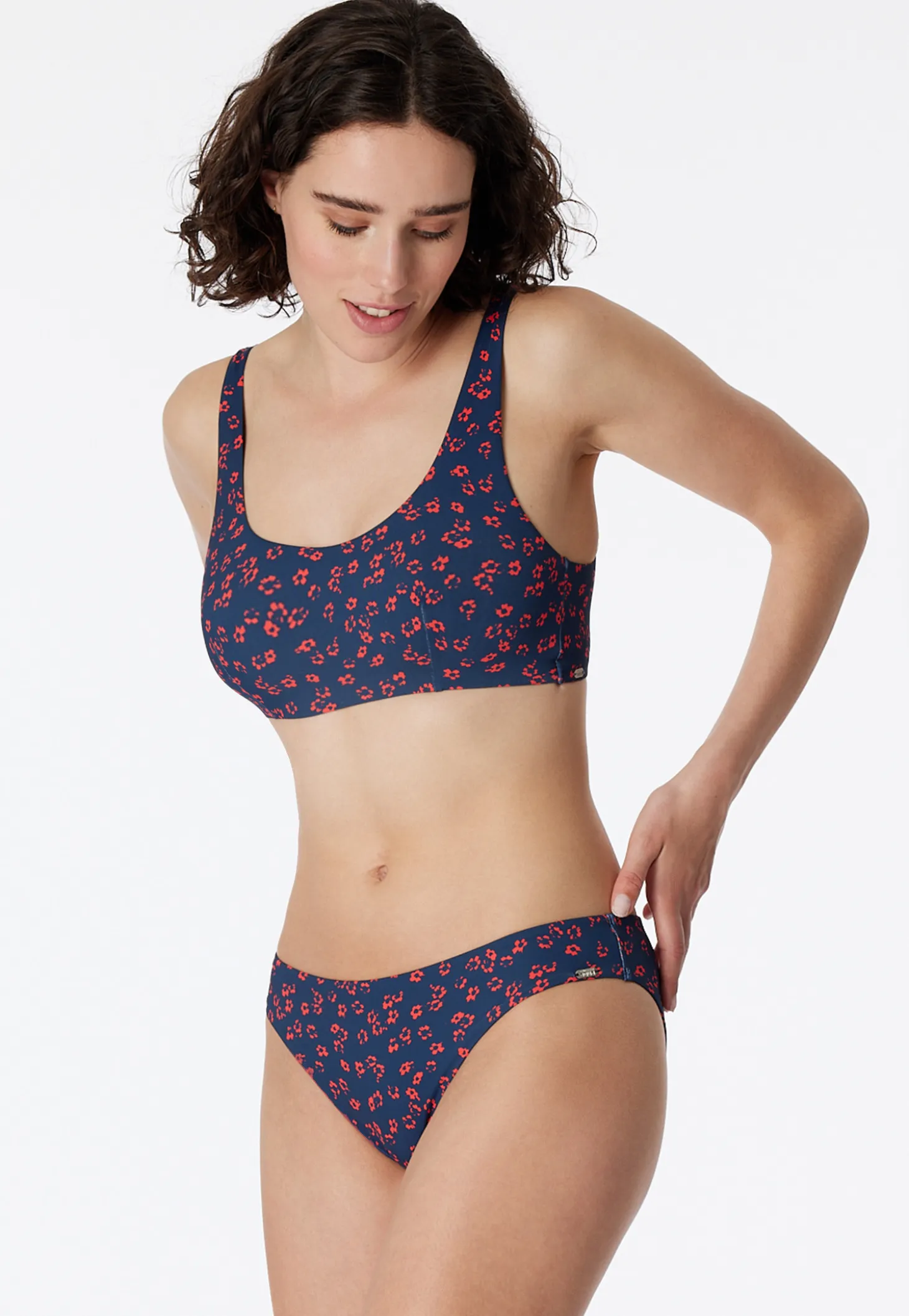 Mini-Bikinislip Blumenprint multicolor - Aqua Mix & Match