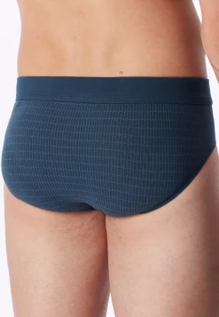 Minislip gemustert deep blue - Comfort Fit