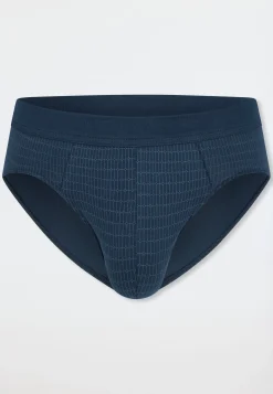 Minislip gemustert deep blue - Comfort Fit