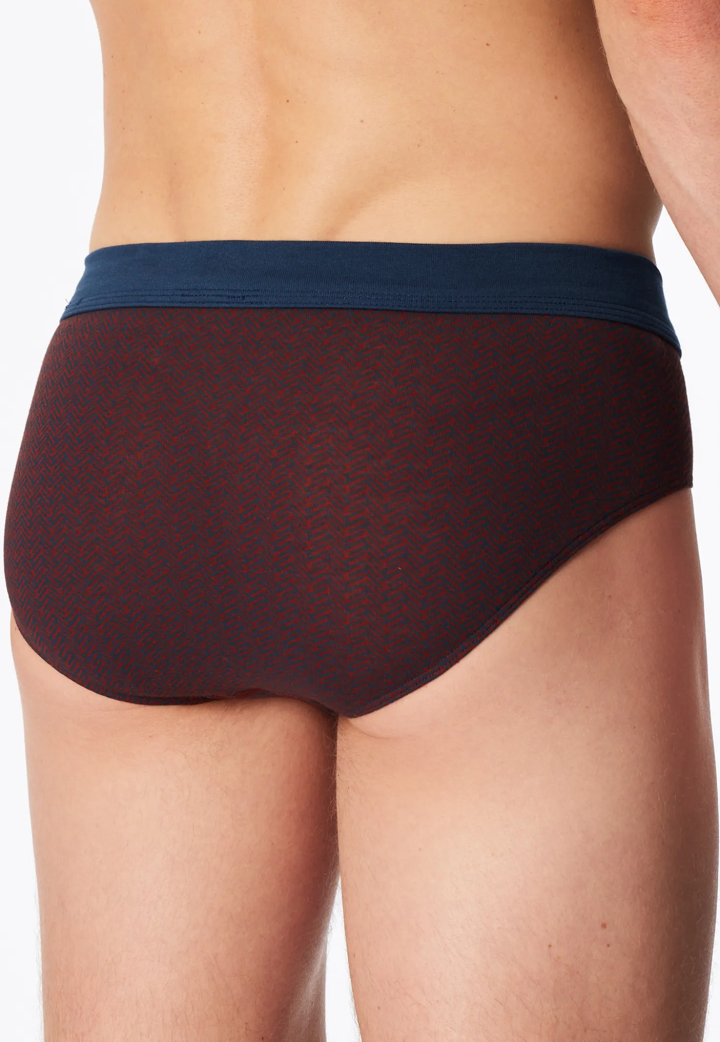 Minislip gemustert rot - Comfort Fit