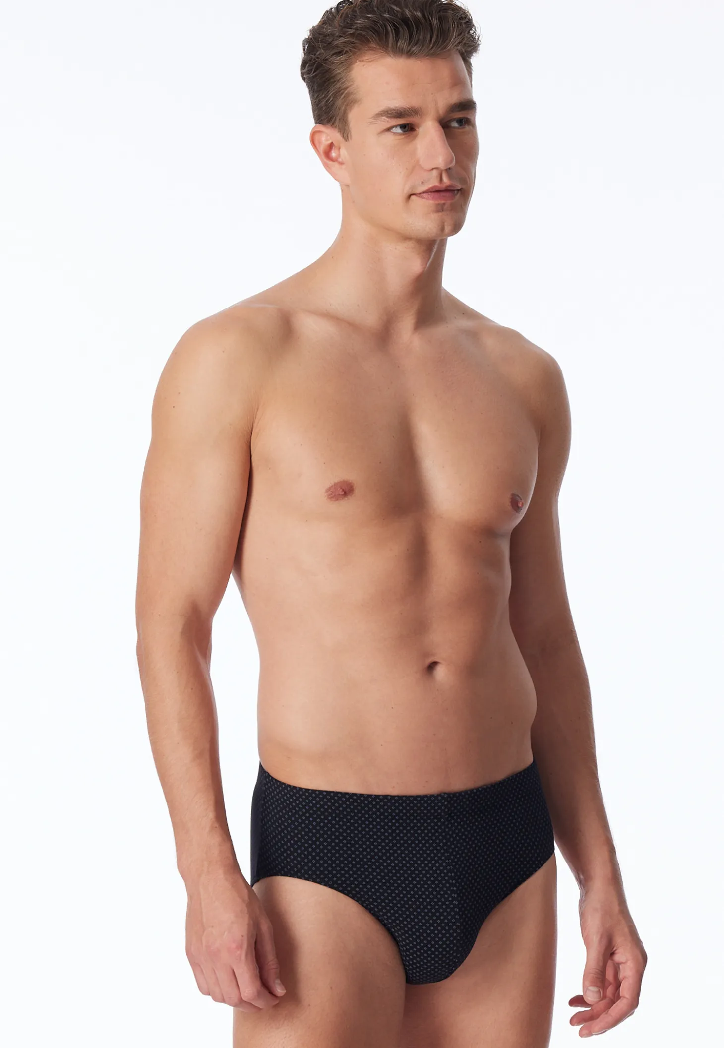 Minislip schwarz gemustert - Cotton Casuals