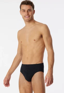 Minislip schwarz kariert - Cotton Casuals
