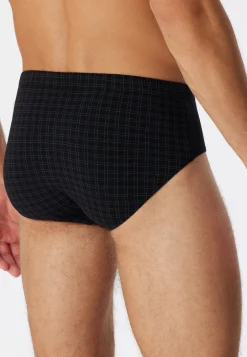 Minislip schwarz kariert - Cotton Casuals