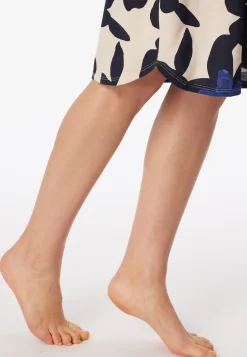 Nachthemd 3/4-Arm Blumenprint multicolor - Comfort Nightwear
