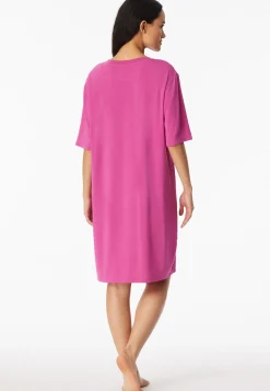Nachthemd kurzarm Grantapfel fuchsia - Casual Fashion
