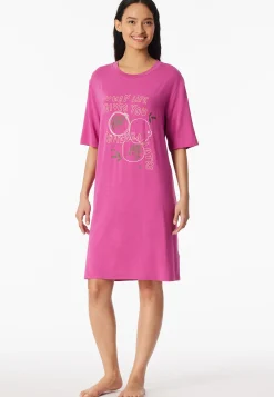 Nachthemd kurzarm Grantapfel fuchsia - Casual Fashion