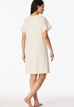 Nachthemd kurzarm Interlock kurz pearl - Modern Allure