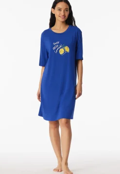 Nachthemd kurzarm Zitrone royal - Casual Fashion