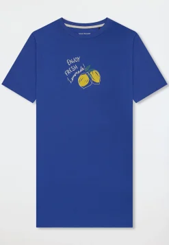 Nachthemd kurzarm Zitrone royal - Casual Fashion