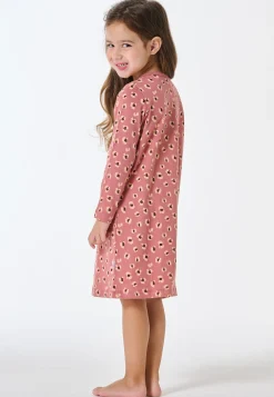 Nachthemd langarm Animal Print altrosa - Kids Nightwear
