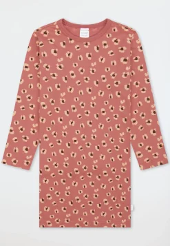 Nachthemd langarm Animal Print altrosa - Kids Nightwear