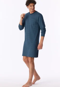 Nachthemd langarm deep blue - Comfort Essentials