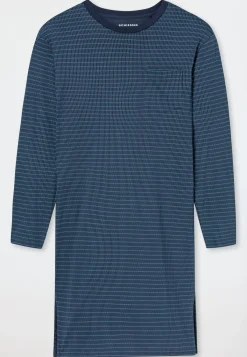 Nachthemd langarm deep blue - Comfort Essentials