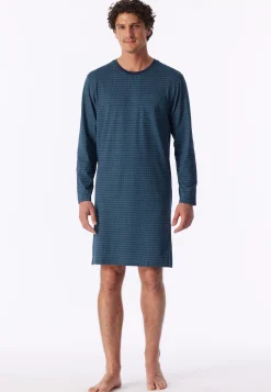 Nachthemd langarm deep blue - Comfort Essentials