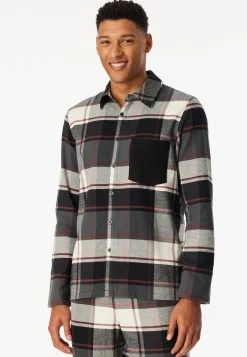 Oberhemd langarm Flanell Karos multicolor - Mix+Relax