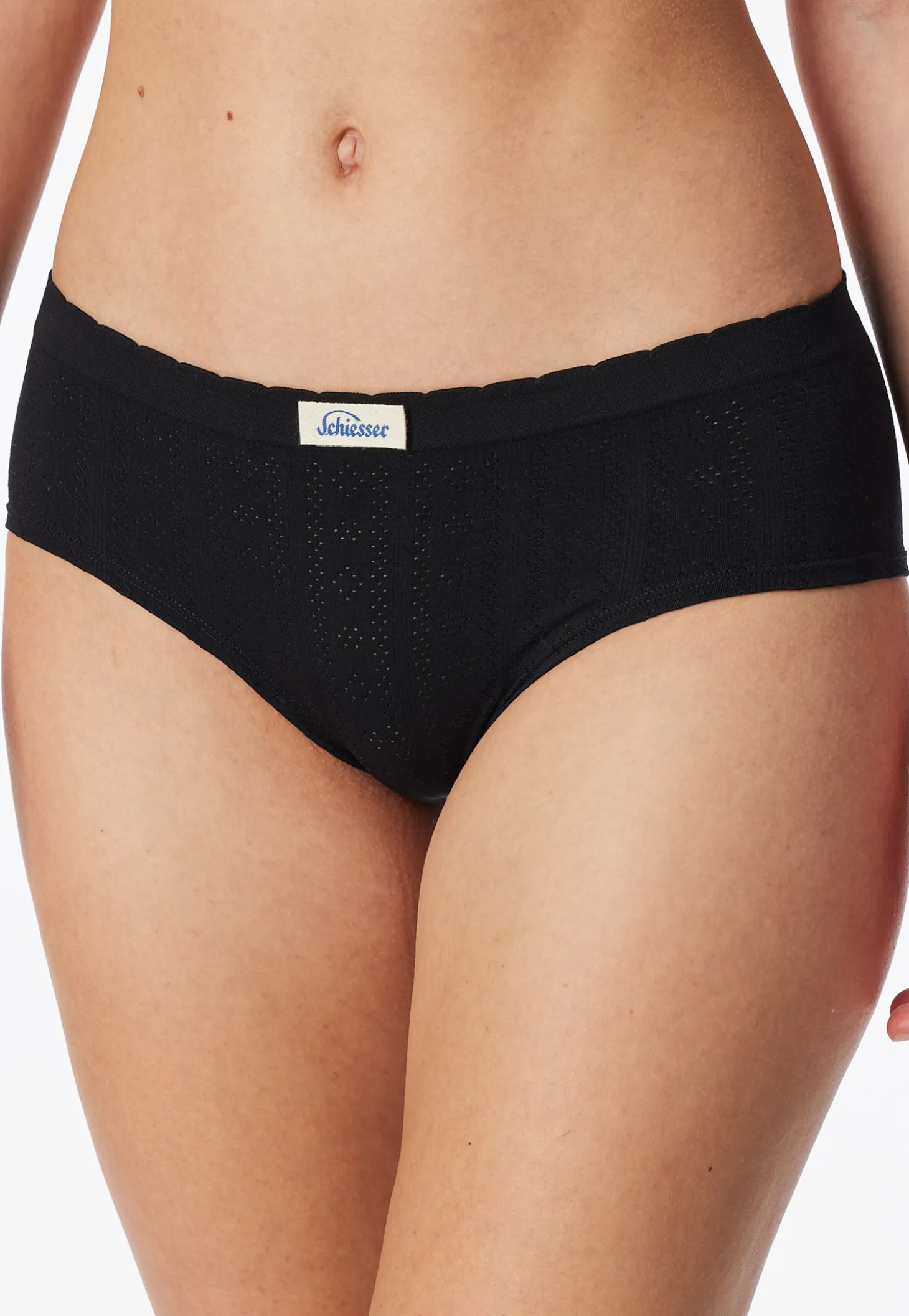 Panty Ajourée seamless schwarz - Revival Alma