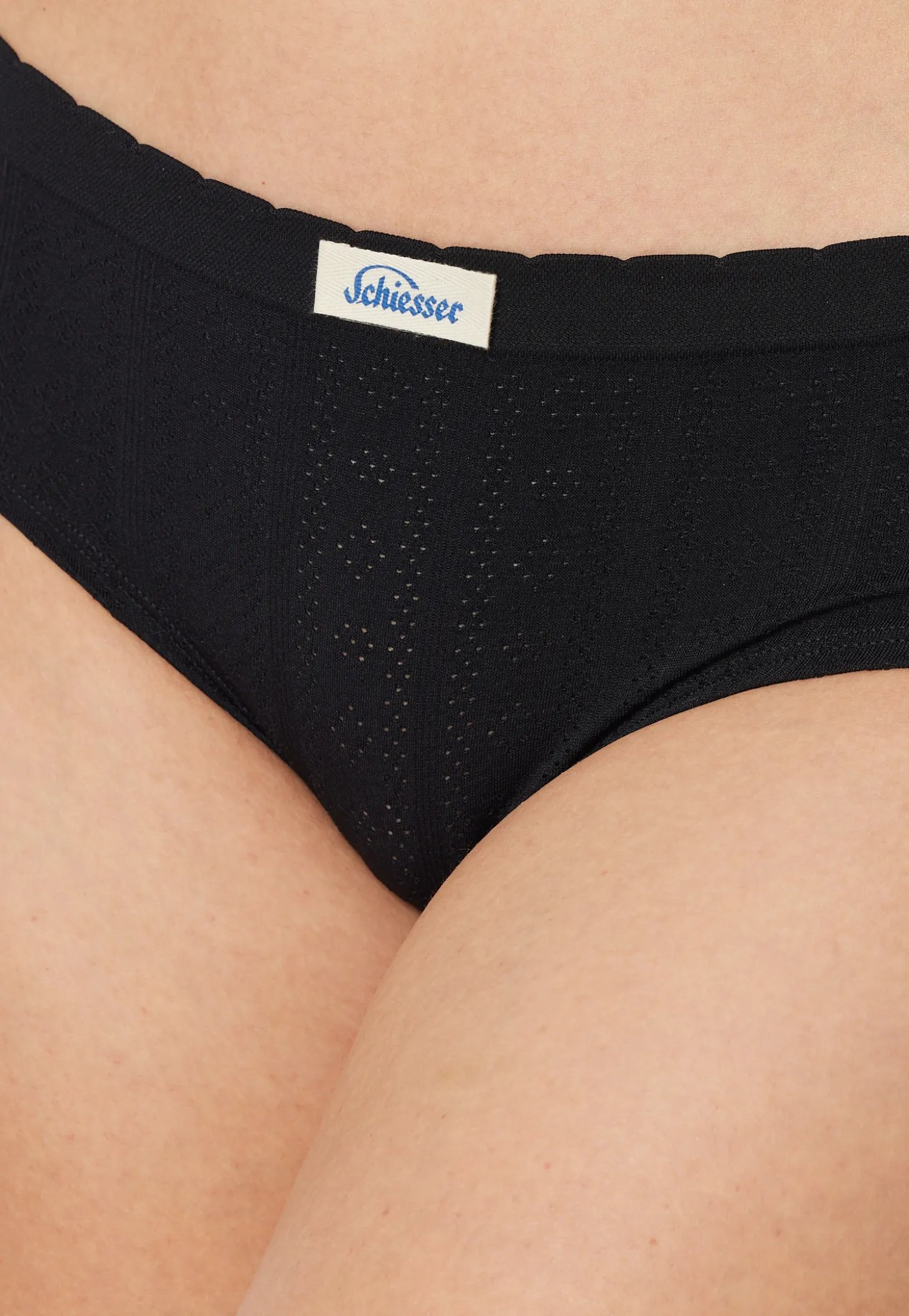 Panty Ajourée seamless schwarz - Revival Alma