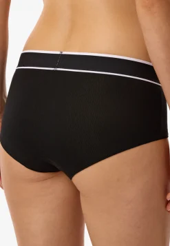 Panty Doppelripp schwarz - Pure Rib