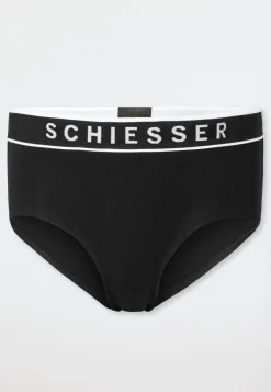 Panty Doppelripp schwarz - Pure Rib