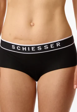 Panty Doppelripp schwarz - Pure Rib