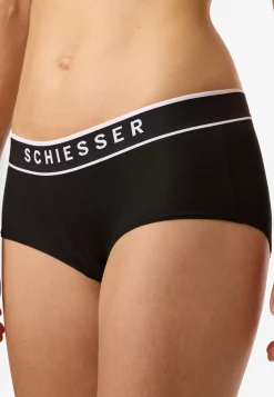 Panty Doppelripp schwarz - Pure Rib