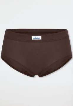 Panty Feinripp dunkelbraun - Revival Paula