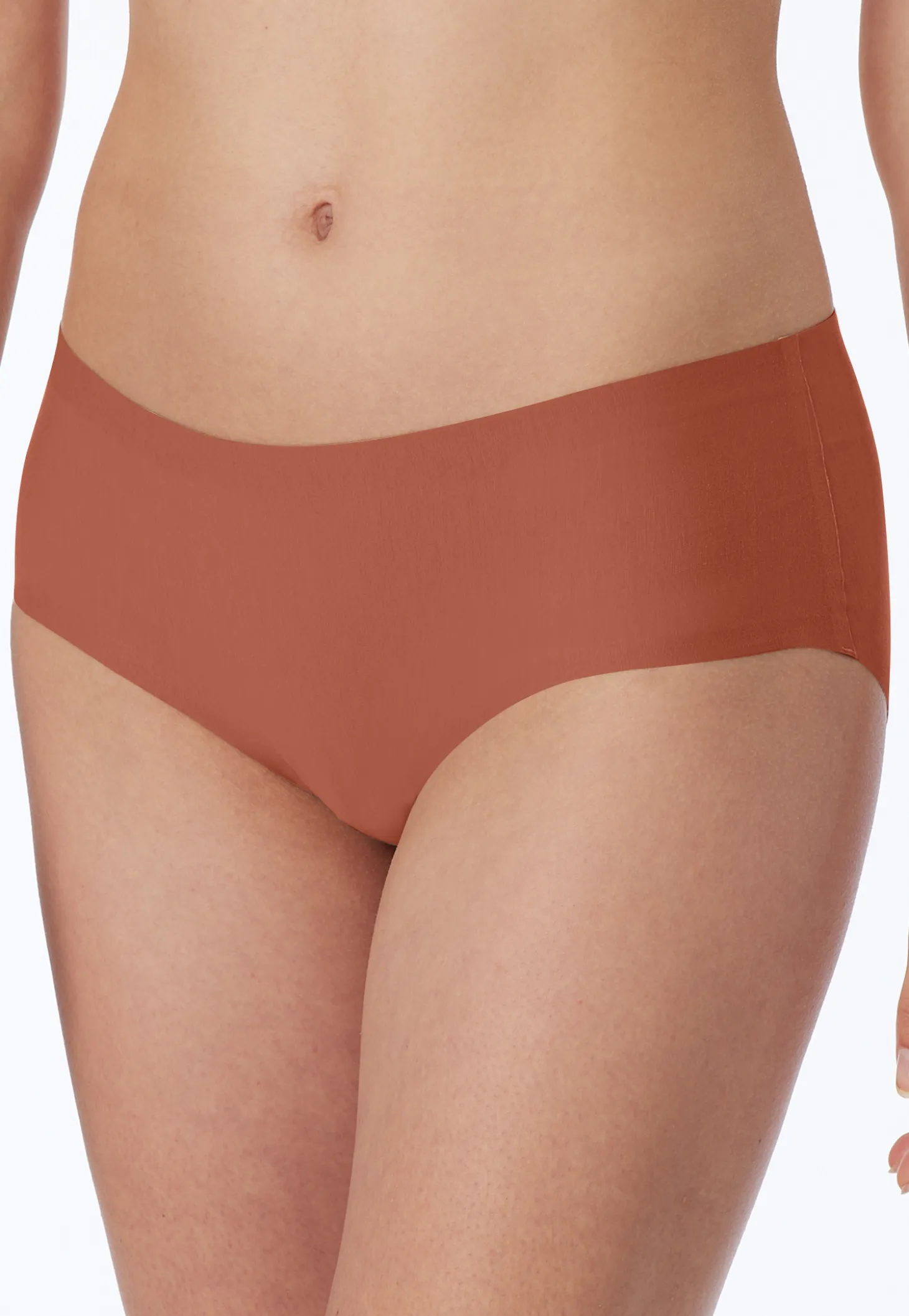 Panty nahtlos terracotta - Invisible Cotton