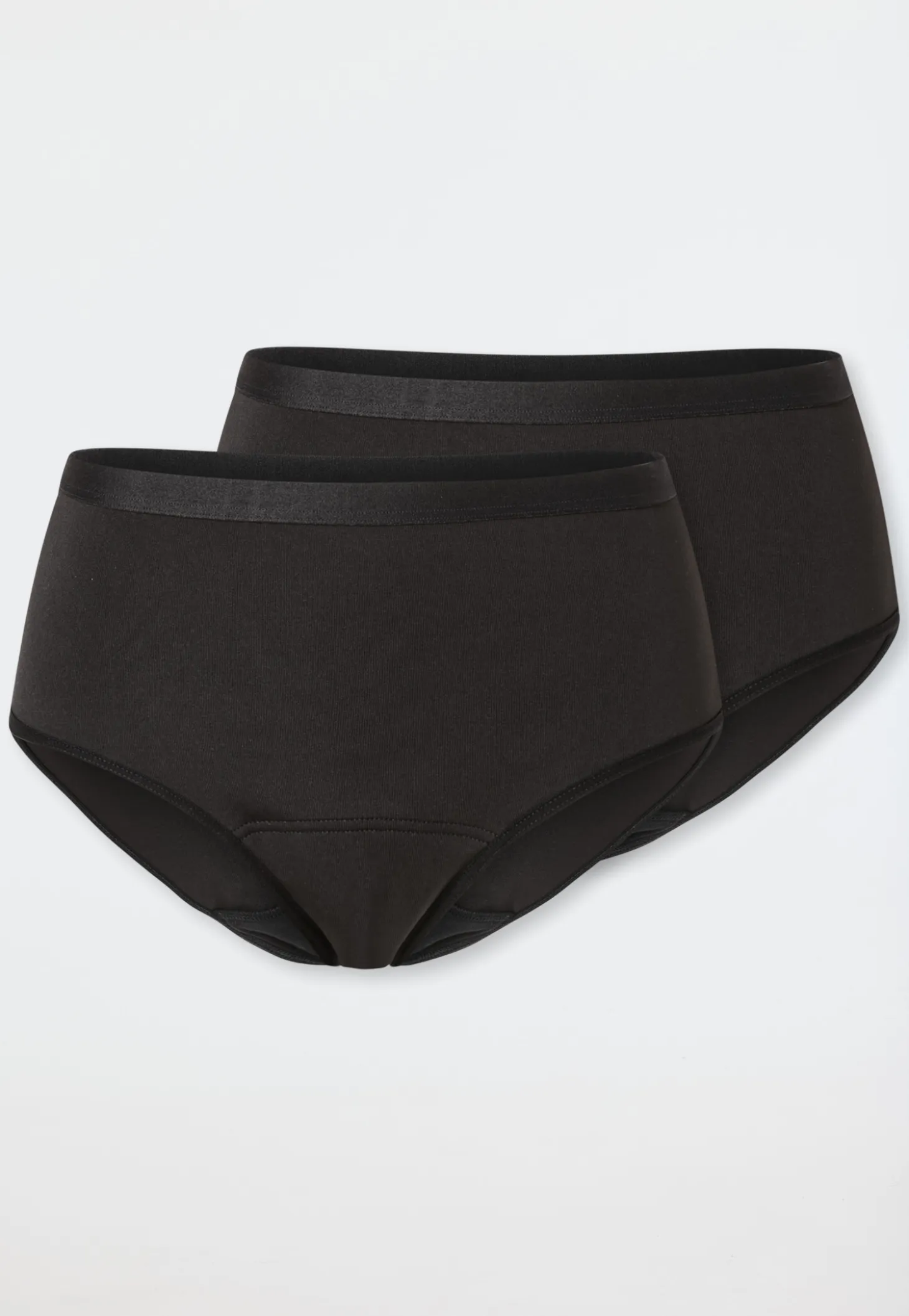 Periodenpantys 2er-Pack schwarz - Secret Care
