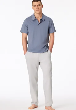 Poloshirt Jersey blaugrau - Mix+Relax