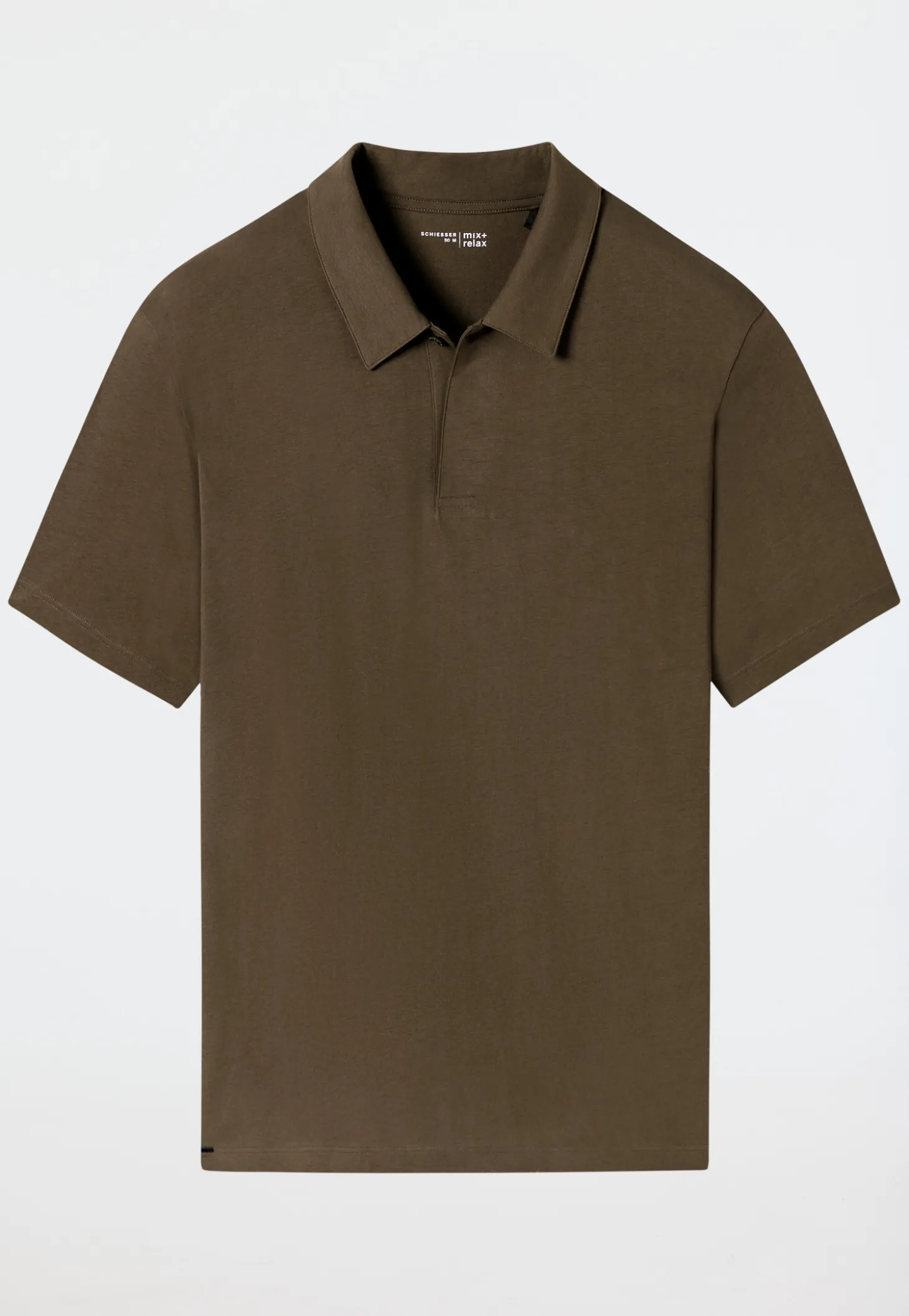Poloshirt Jersey oliv - Mix+Relax