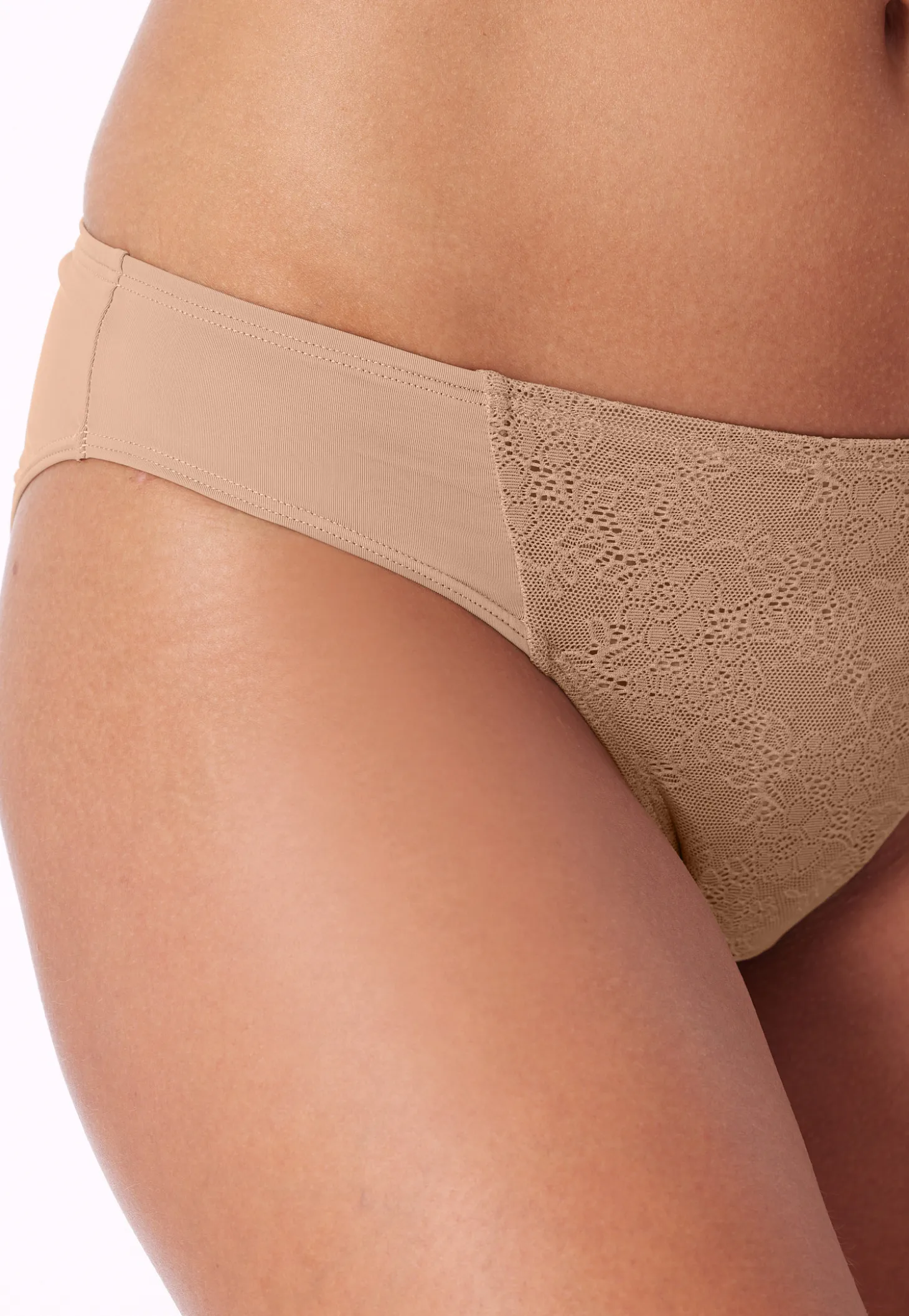 Rio-Slip blickdichte Spitze maple - Air