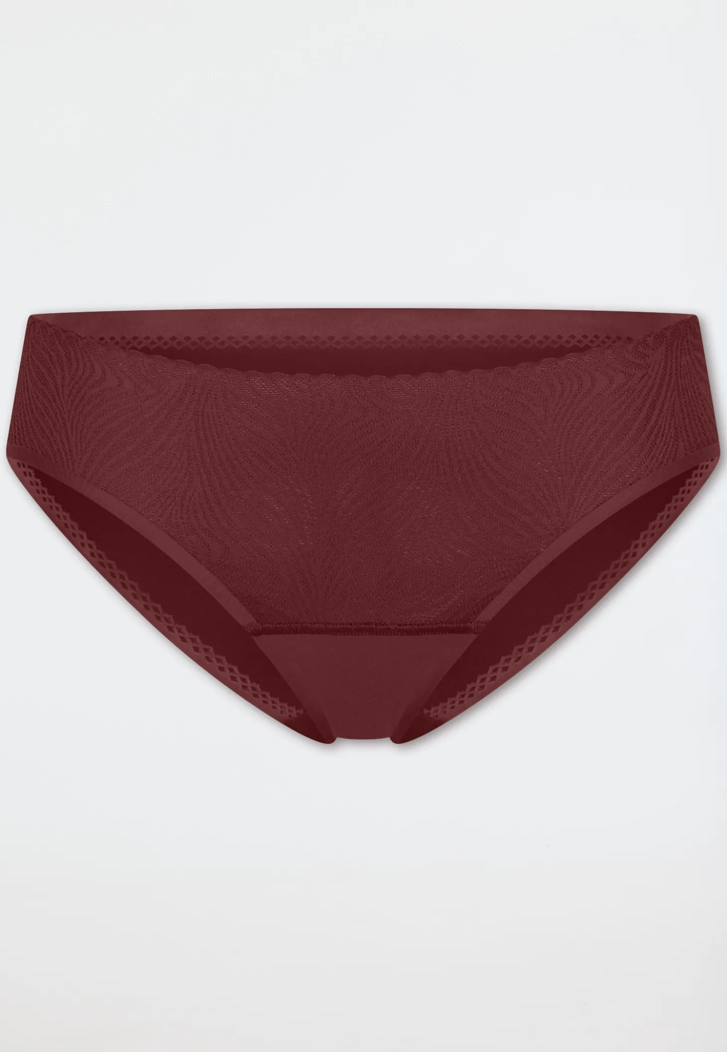 Rio-Slip seamless Spitze burgund - Invisible Soft Lace