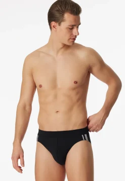 Rio-Slips 3er-Pack Streifen schwarz - 95/5