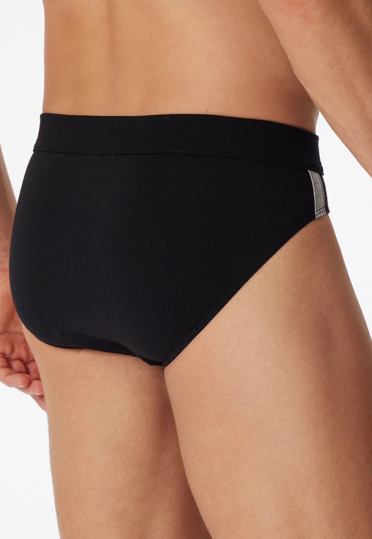 Rio-Slips 3er-Pack Streifen schwarz - 95/5