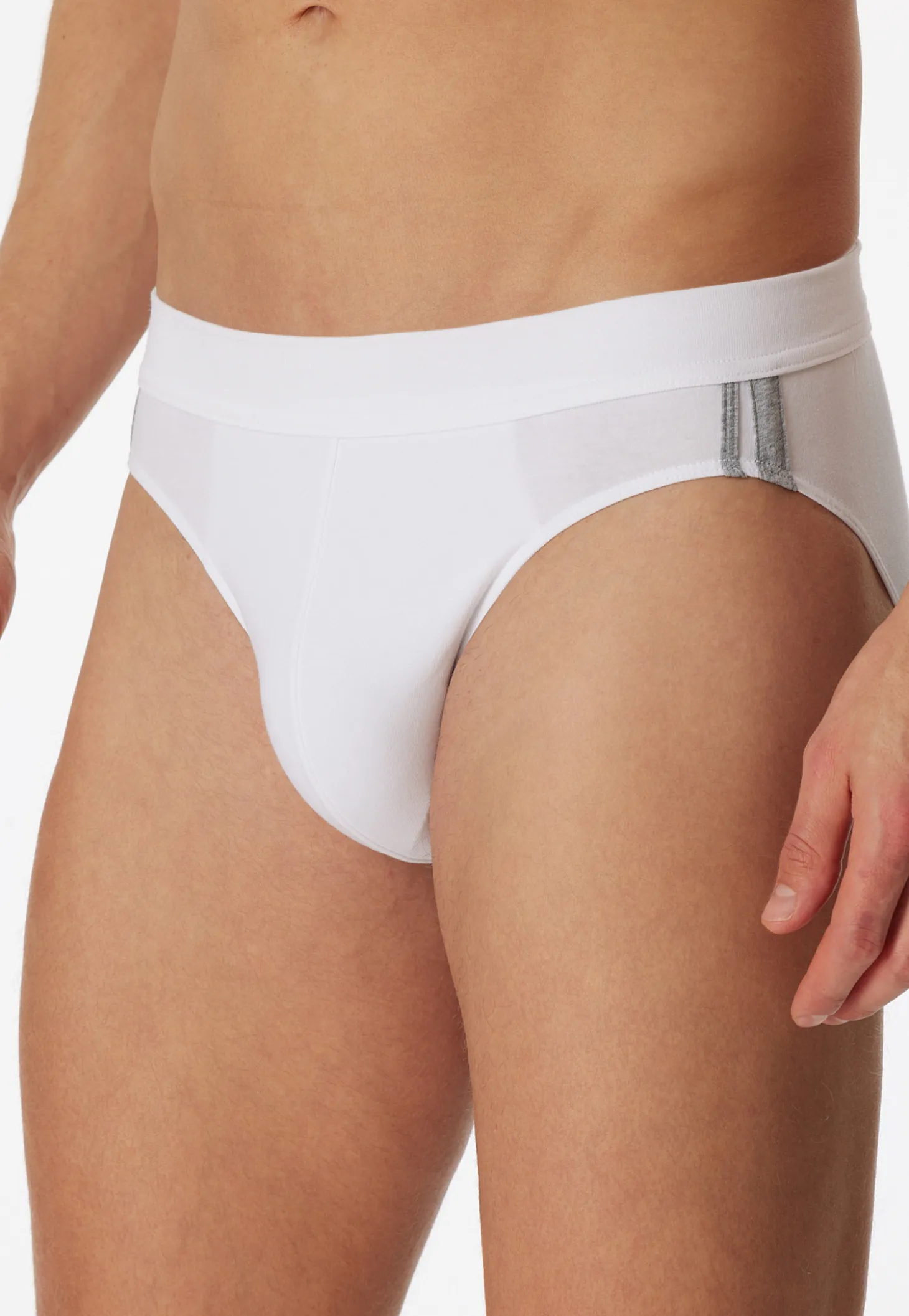 Rio-Slips 3er-Pack Streifen weiß - 95/5