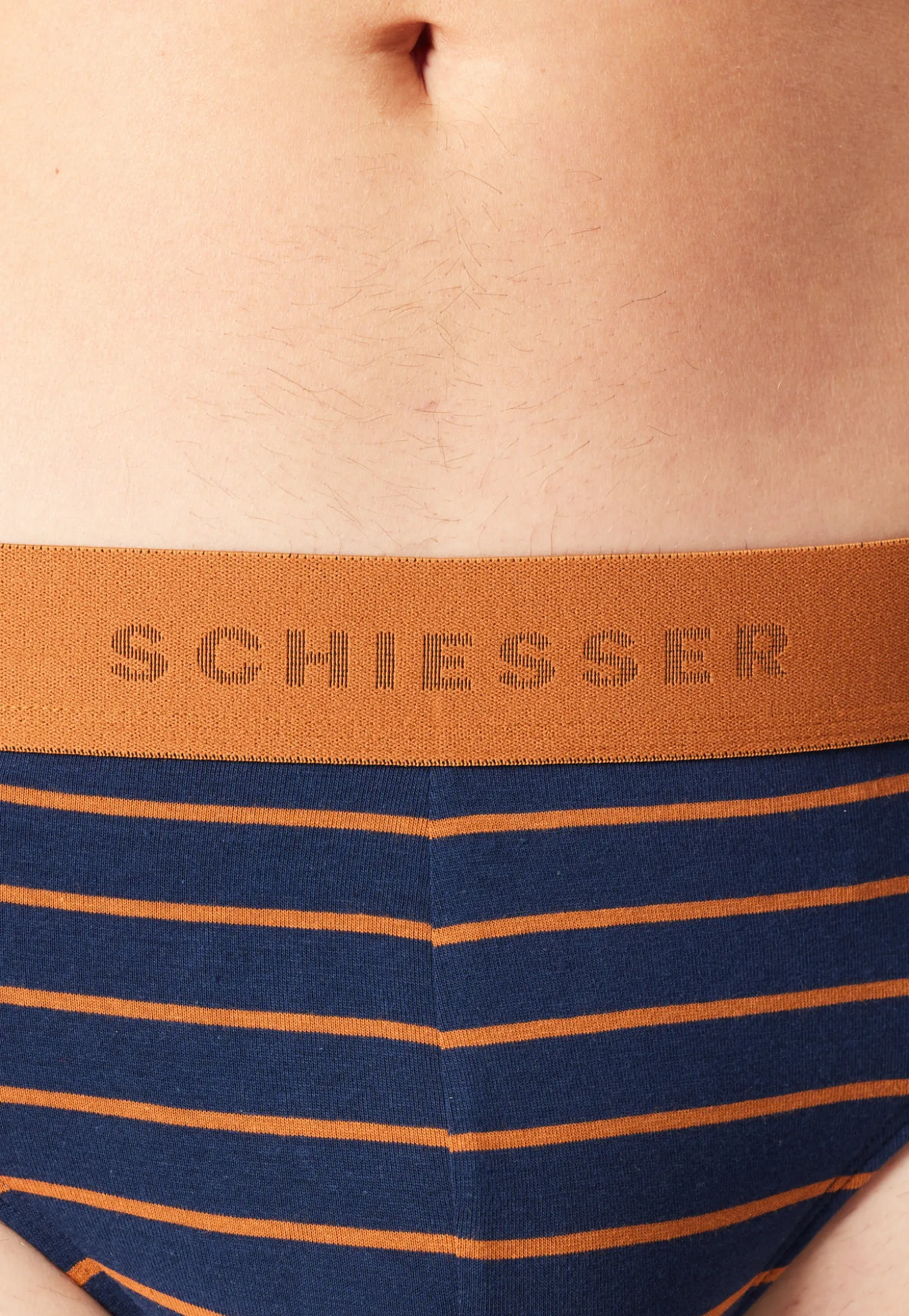 Rio-Slips 3er-Pack uni/gestreift dunkelblau - 95/5